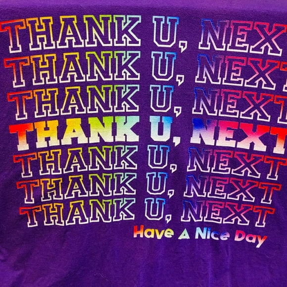 Hanes Tops Fun Purplethank U Next Ladies Tee Size Xl Poshmark